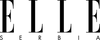 Elle Serbia magazine logo black on white